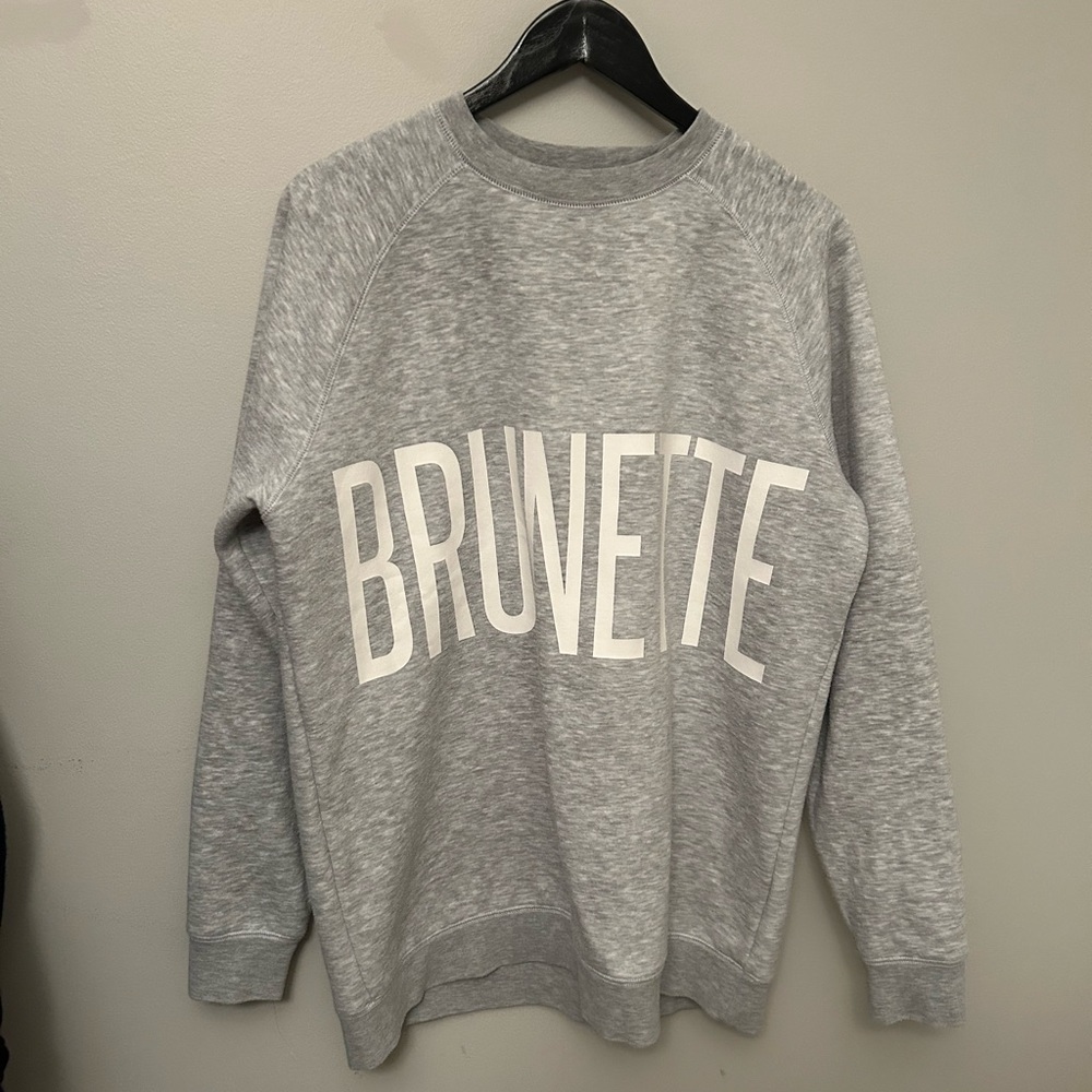 Brunette The Label Light Gray Sweatshirt - Picture 2 of 4
